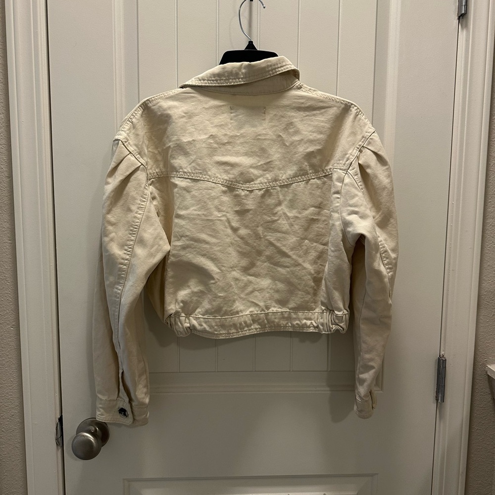 Pull&Bear Cream Utility Jacket - image 3